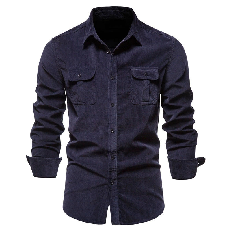 Men's Corduroy Casual Shirt Ja - đánh giá và giá Corduroy Button Up Shirt Men