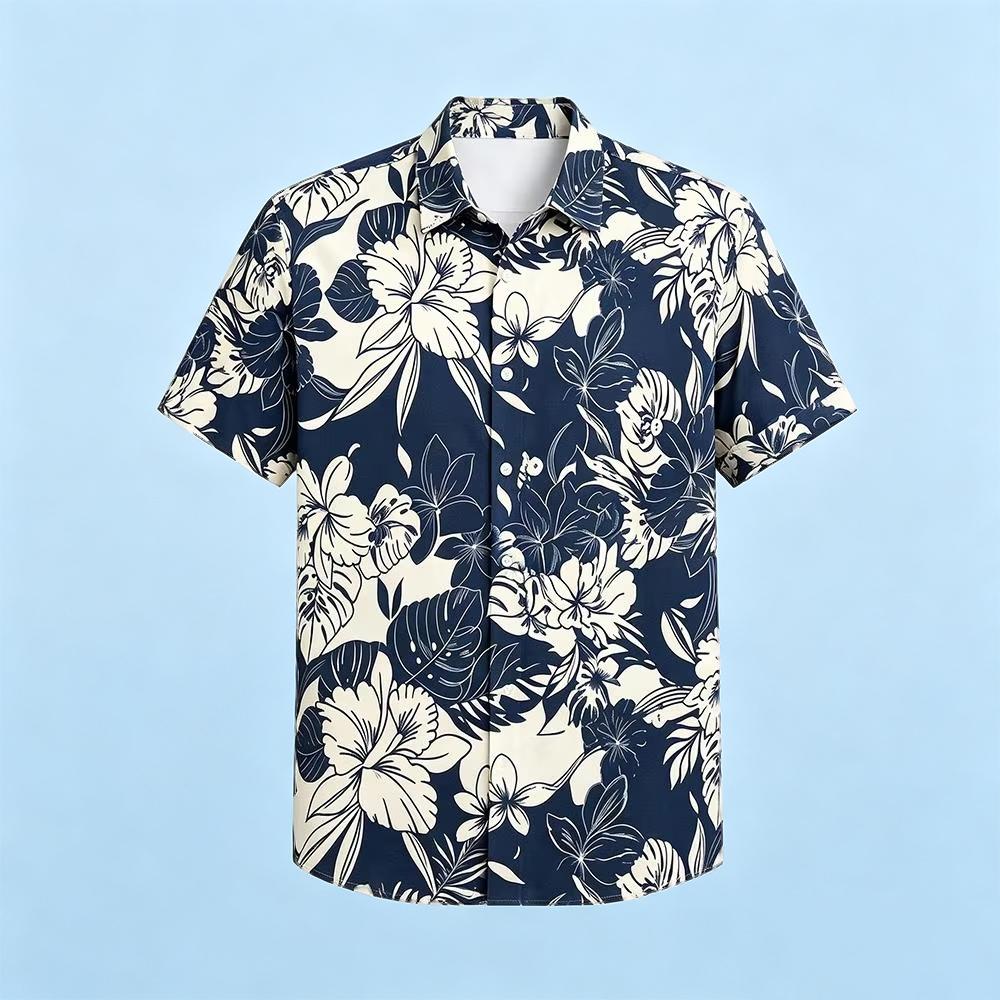Vintage Plant Floral Print Haw - đánh giá và giá Vintage Hawaiian Floral Shirt