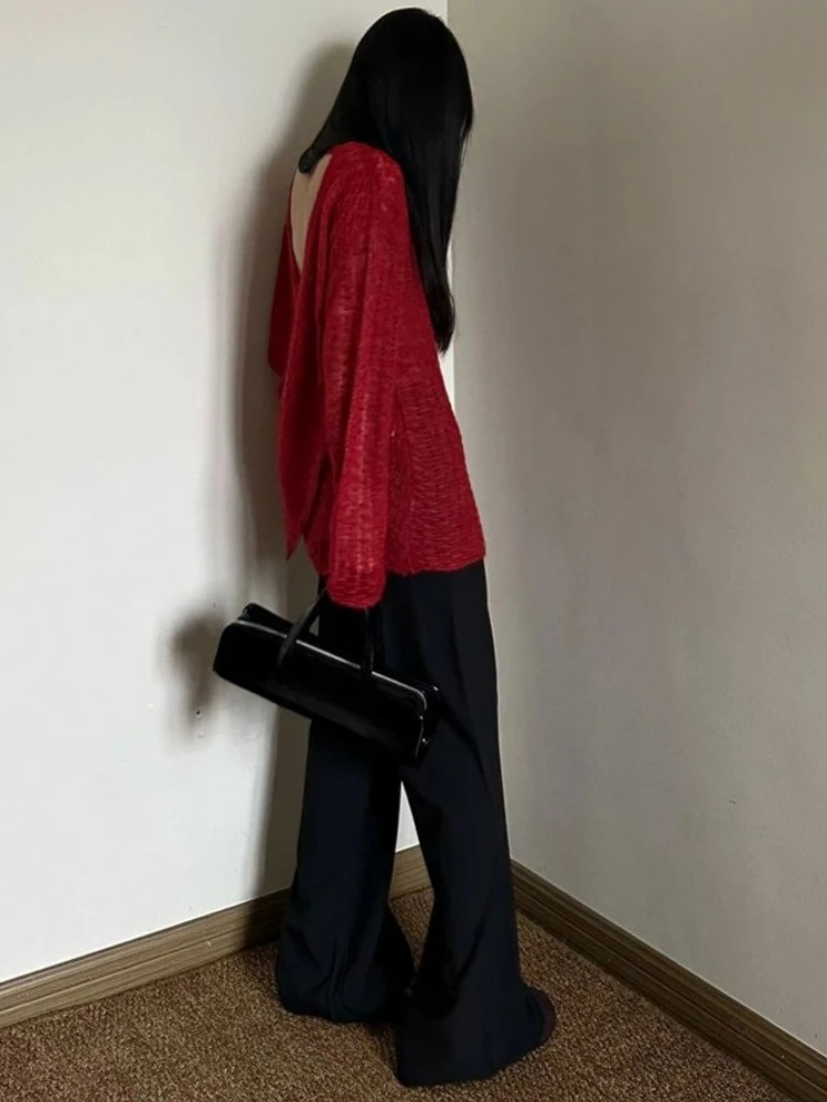 Y2K See-Through Knitted Women' - đánh giá và giá Shirts